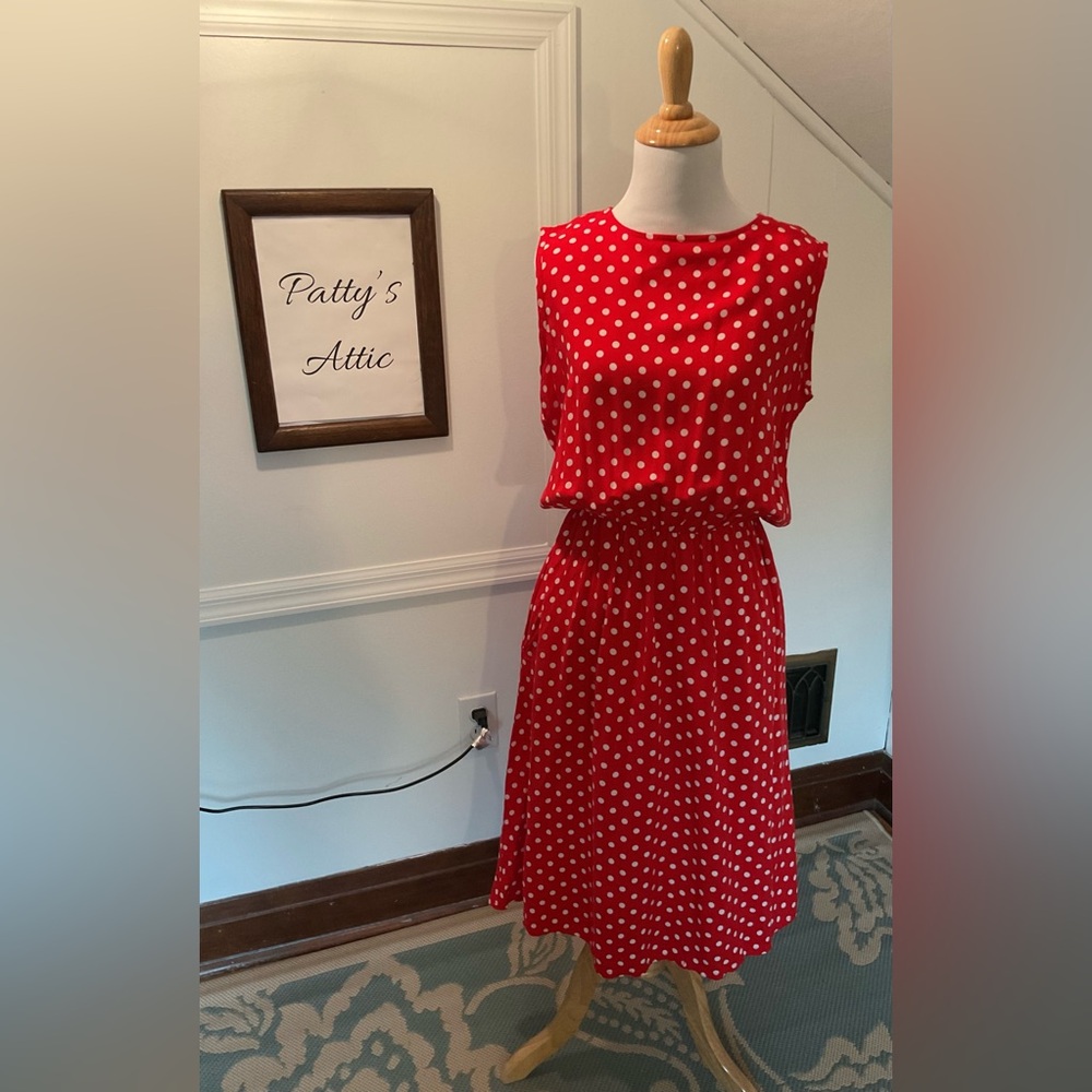 ❤️ Vintage Polka Dot Dress